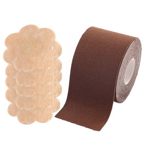 CurveBloom Invisible Lift Tape™ – No-Bra Freedom for Every Outfit