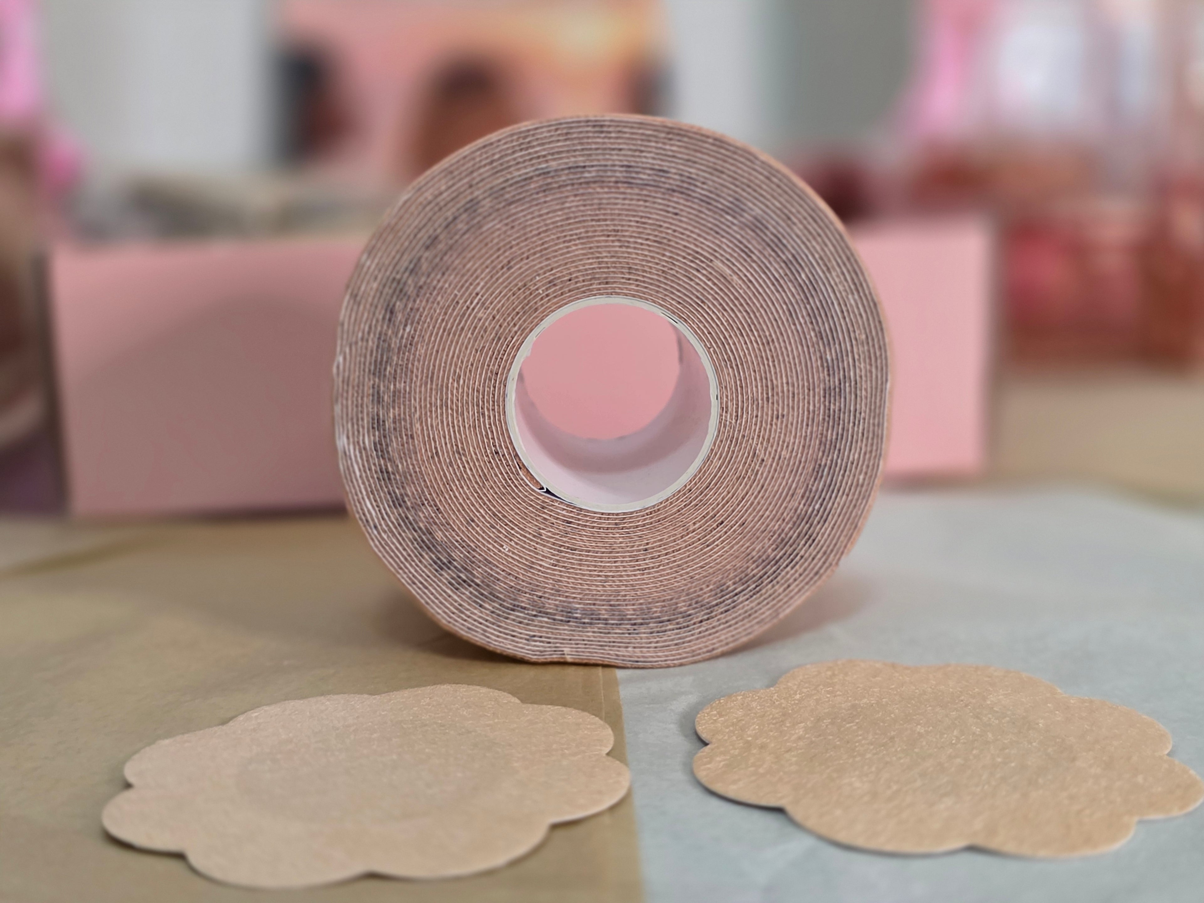 CurveBloom Invisible Lift Tape™ – No-Bra Freedom for Every Outfit