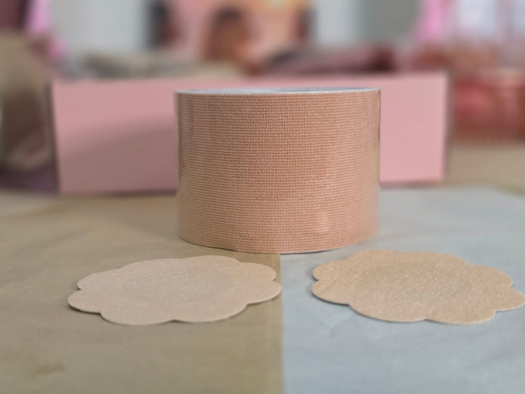 CurveBloom Invisible Lift Tape™ – No-Bra Freedom for Every Outfit